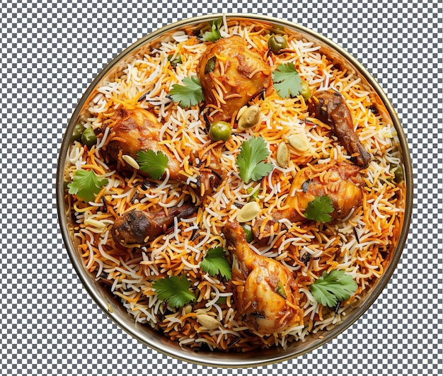 Delicious And Delightful Biryani Isolated On Transparent Background