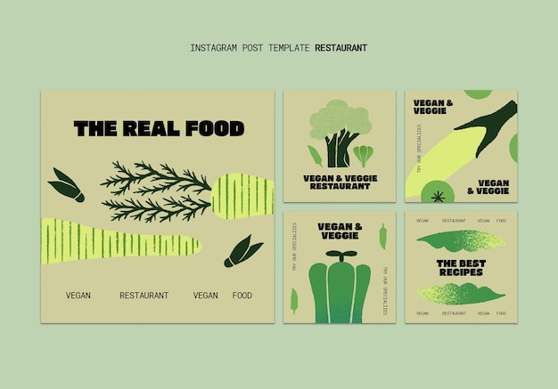 Delicious food restaurant template