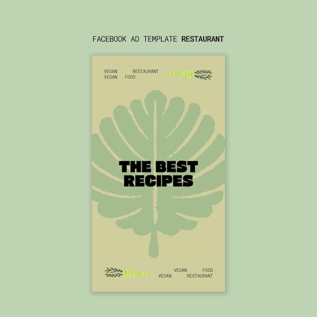 Delicious food restaurant template