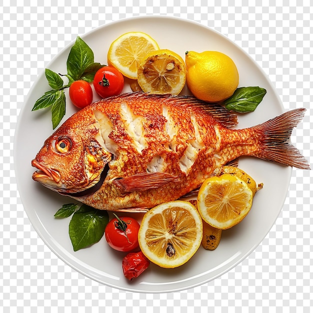 Delicious Grilled Fish with Lemon and Tomatoes