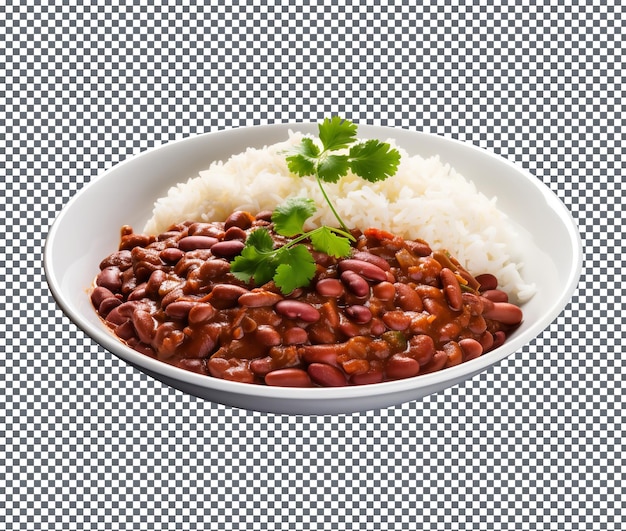 PSD delicious kidney beans isolated on transparent background