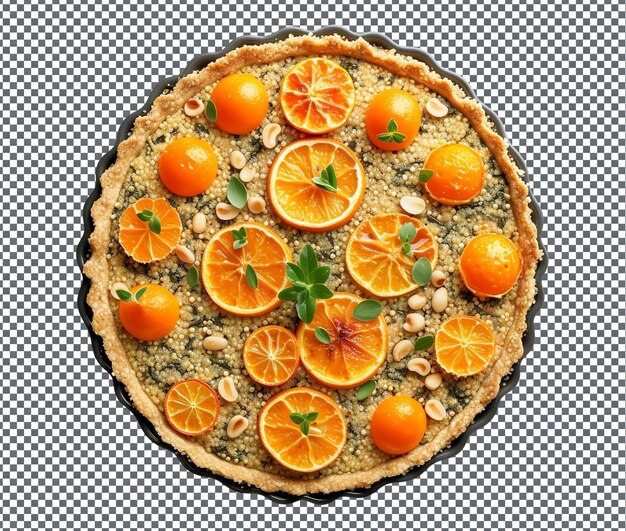 PSD delicious kirundo kumquat quinoa quiche isolated on transparent background