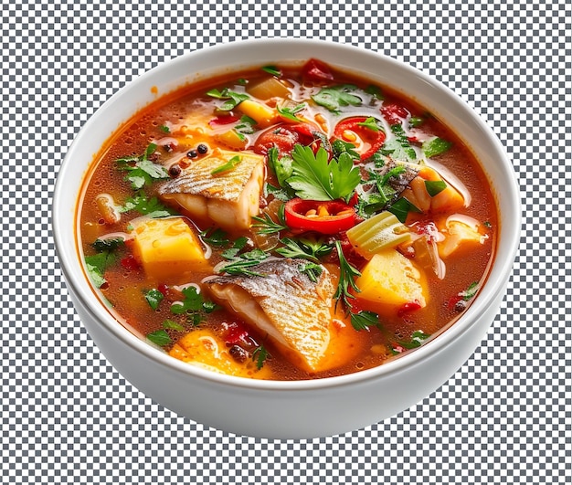 Delicious lamb stew isolated on transparent background