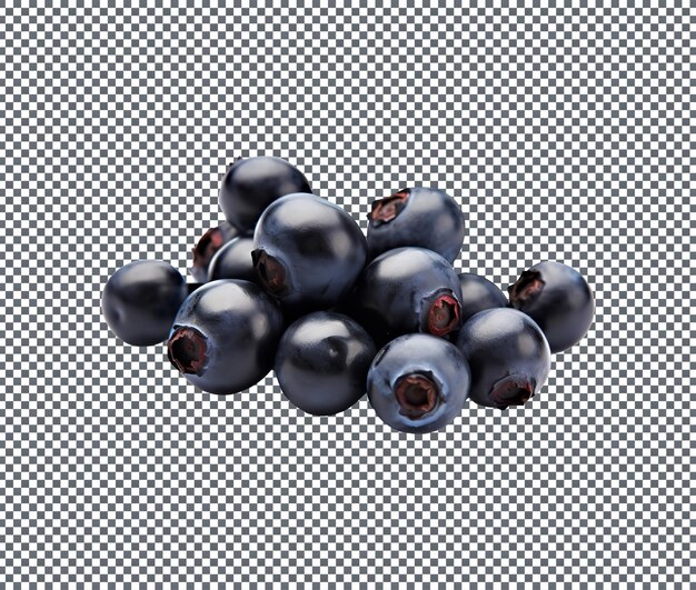 PSD delicious and magnificent juniper berries isolated on white background