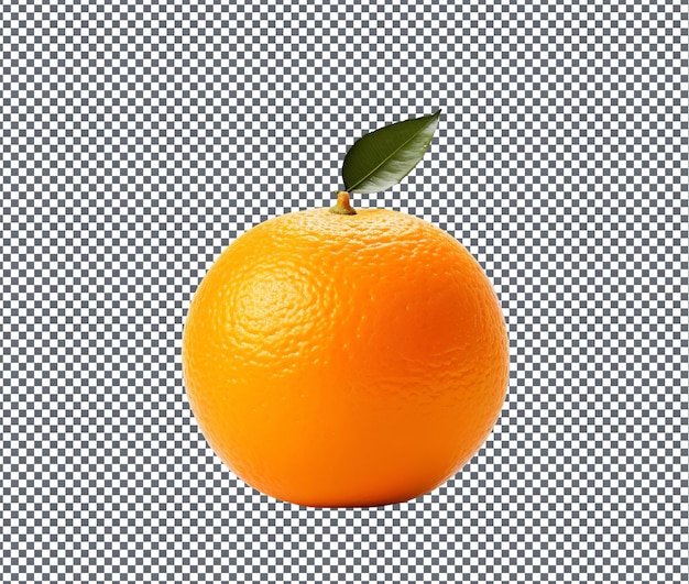 Delicious and Yummy orange isolated on transparent background