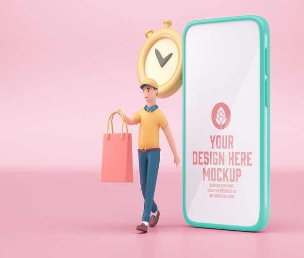 Delivery 3D Concept Mockup