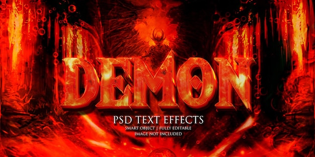 DEMON TEXT EFFECT