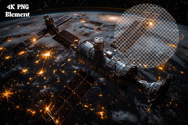 PSD deploying softwaredefined radio platforms aboard space on transparent background