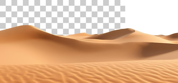 Desert landscape cutout