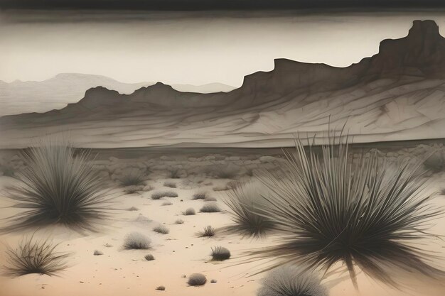 PSD desert landscapes come alive in mesmerizing aquatint prints