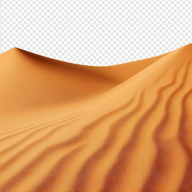 PSD desert scenery transparent background png