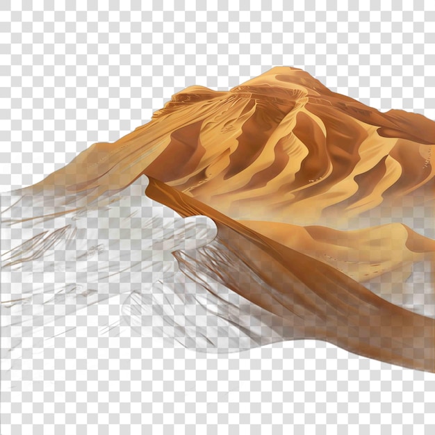 PSD deserts transparent background realistic element