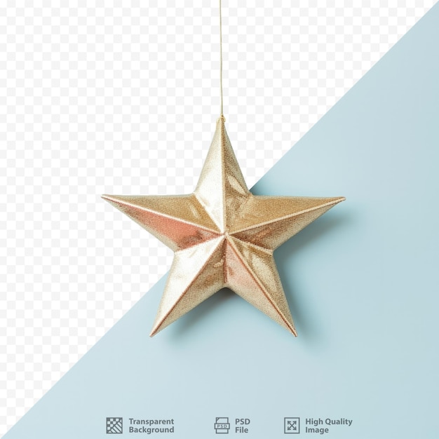 PSD design space with gold and silver decorations on transparent background