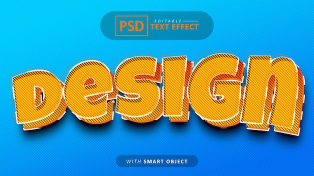 Design Text Effect PSD Editable