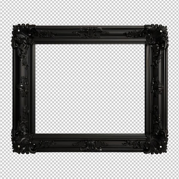 Designed Black Picture frame