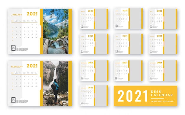 Desk calendar  2021