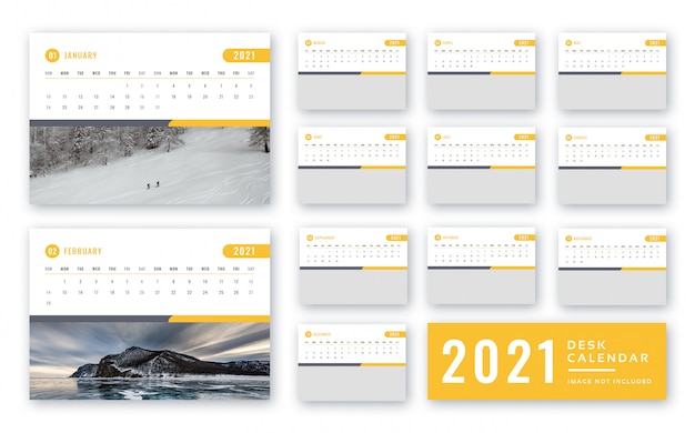 PSD desk calendar  2021