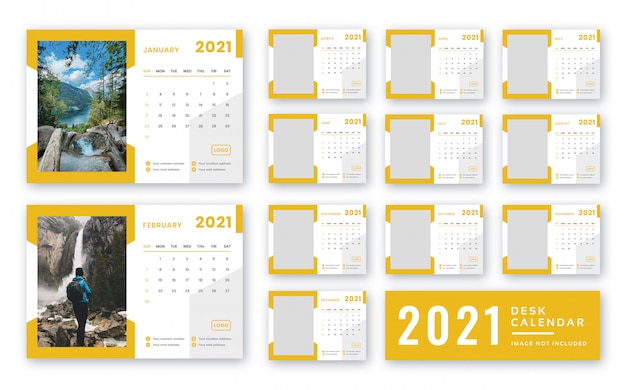 PSD desk calendar  2021