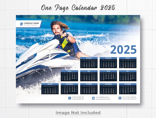 PSD desk calendar 2025