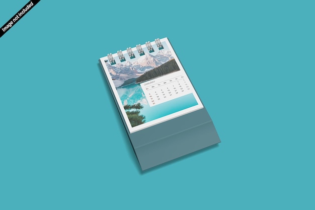 PSD desk calendar mockup