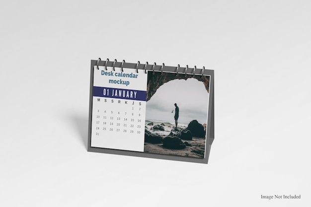 Desk calendar mockup