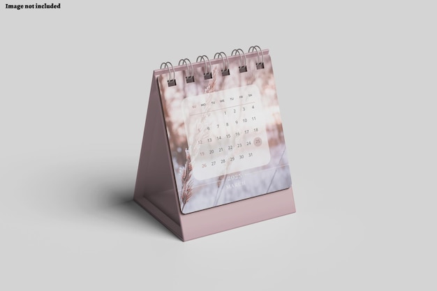 PSD desk calendar mockup