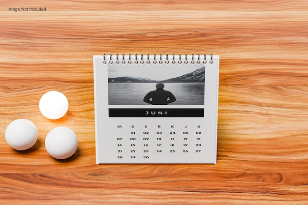 DESK CALENDAR MOCKUP