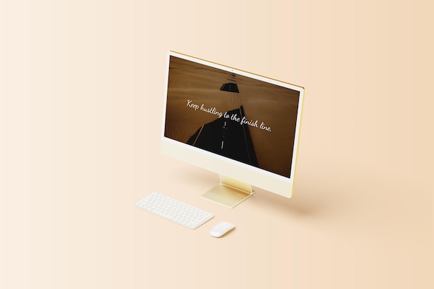 Desktop mockup