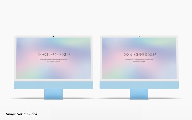 Desktop Screen Mockup Premium Psd