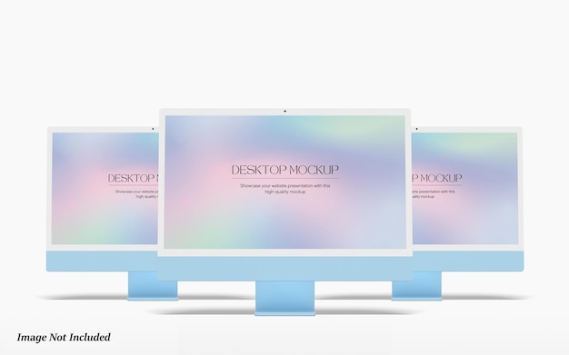 Desktop Screen Mockup Premium Psd