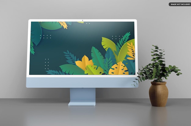 PSD desktop screen mockup