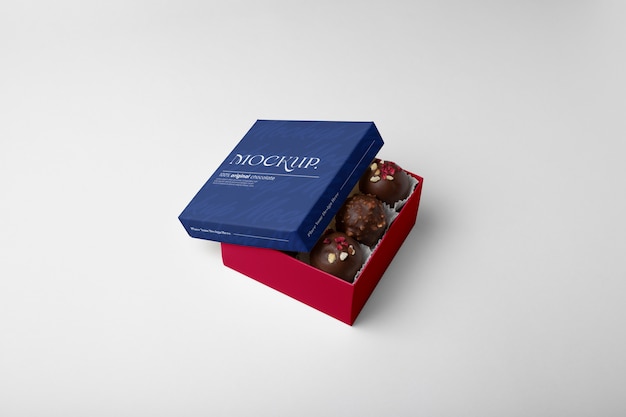 Dessert mockup box design