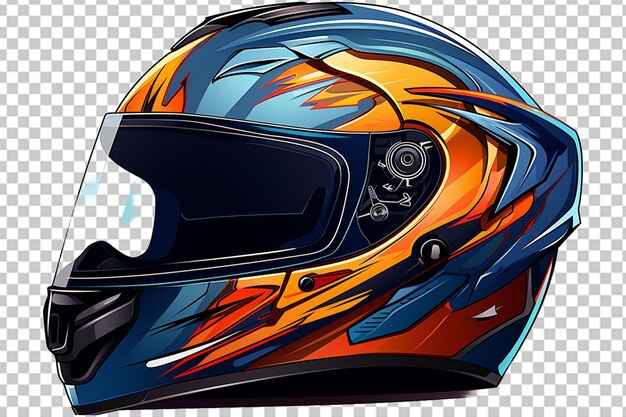 Detailed fullface motorbike helmet High quality Realistic image