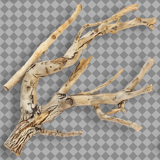 PSD devils claw root herb type harpagophytum procumbens form of isolated object on clean background