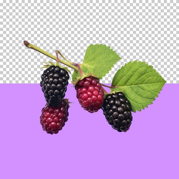 PSD dewberry isolated object transparent background