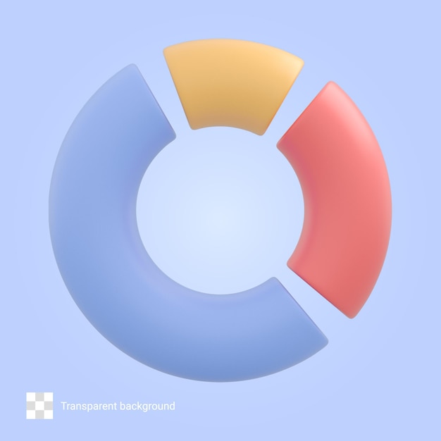 Diagram graph 3d icon