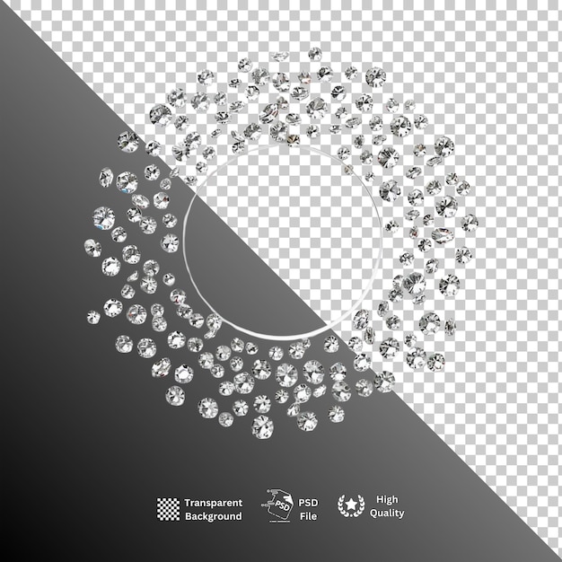 PSD diamond isolated on transparent background