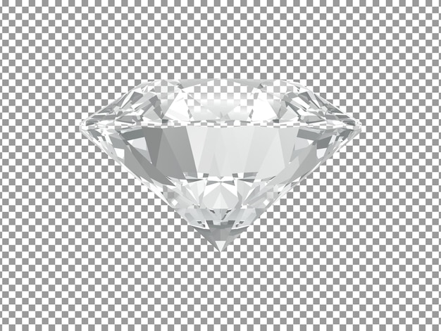 Diamond isolated on a transparent background