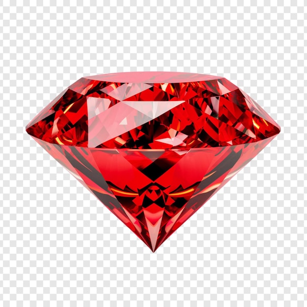 PSD a diamond that is red with diamonds on it