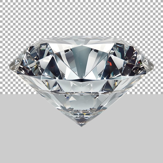 Diamond on Transparent background Ai Generated