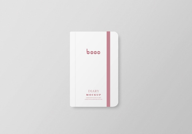 Diary psd mockup