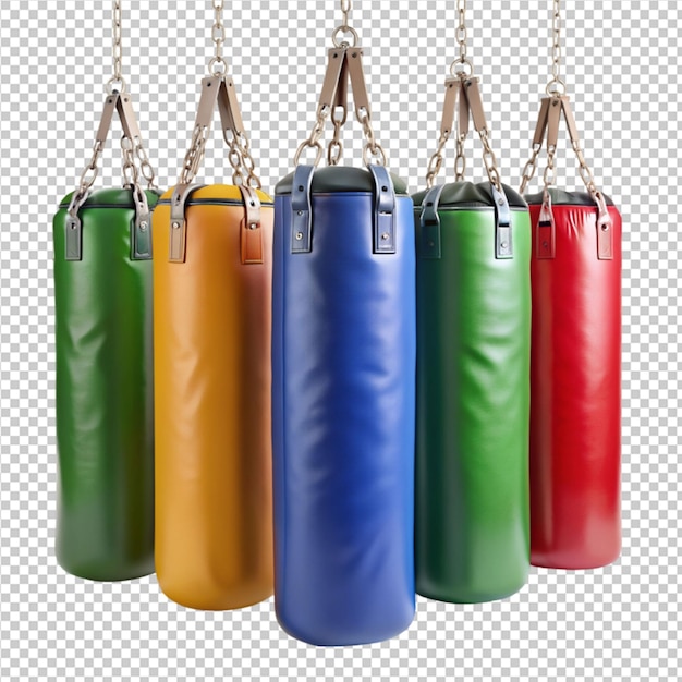 PSD different color punching bag