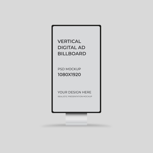 Digital Ad Billboard Mockup