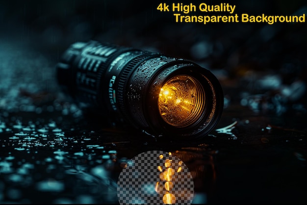 a digital camera with a reflective surface that says 5 - high quality brand