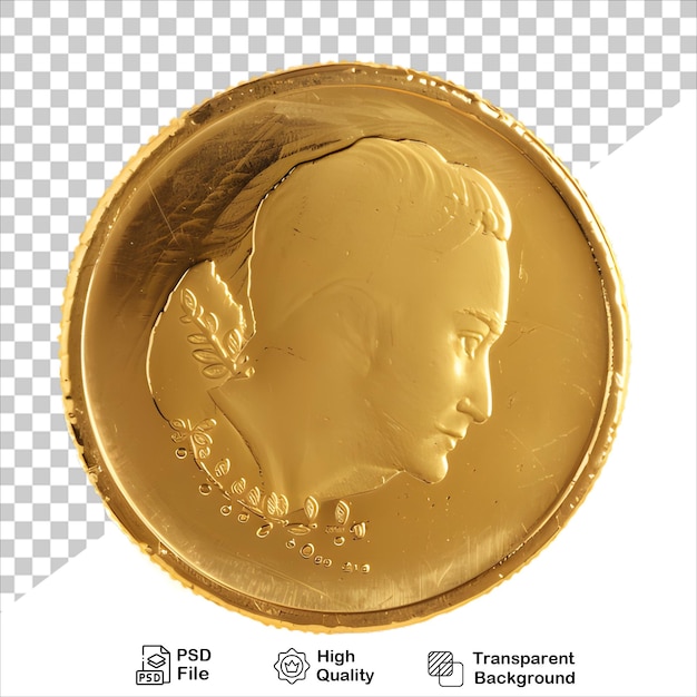 Digital Illustration of a Shiny Gold Coin