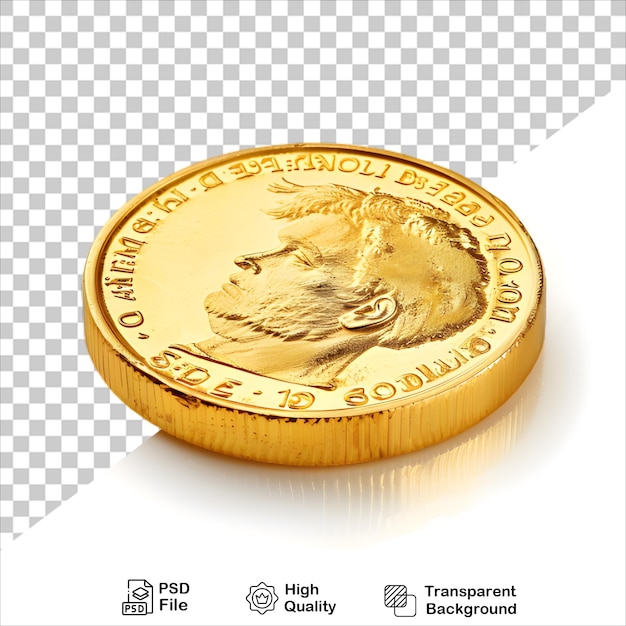 Digital Illustration of a Shiny Gold Coin