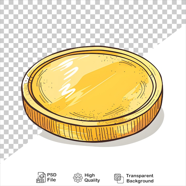 Digital Illustration of a Shiny Gold Coin