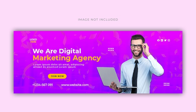 Digital marketing agency and Corporate facebook cover and web banner