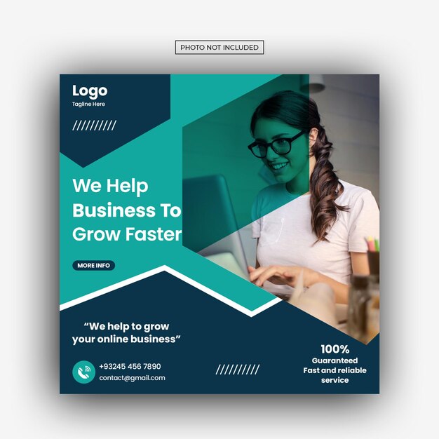 Digital marketing agency and corporate social media post template design