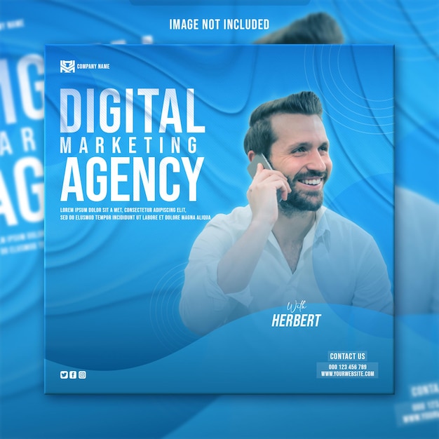 Digital Marketing Agency flyer social media post